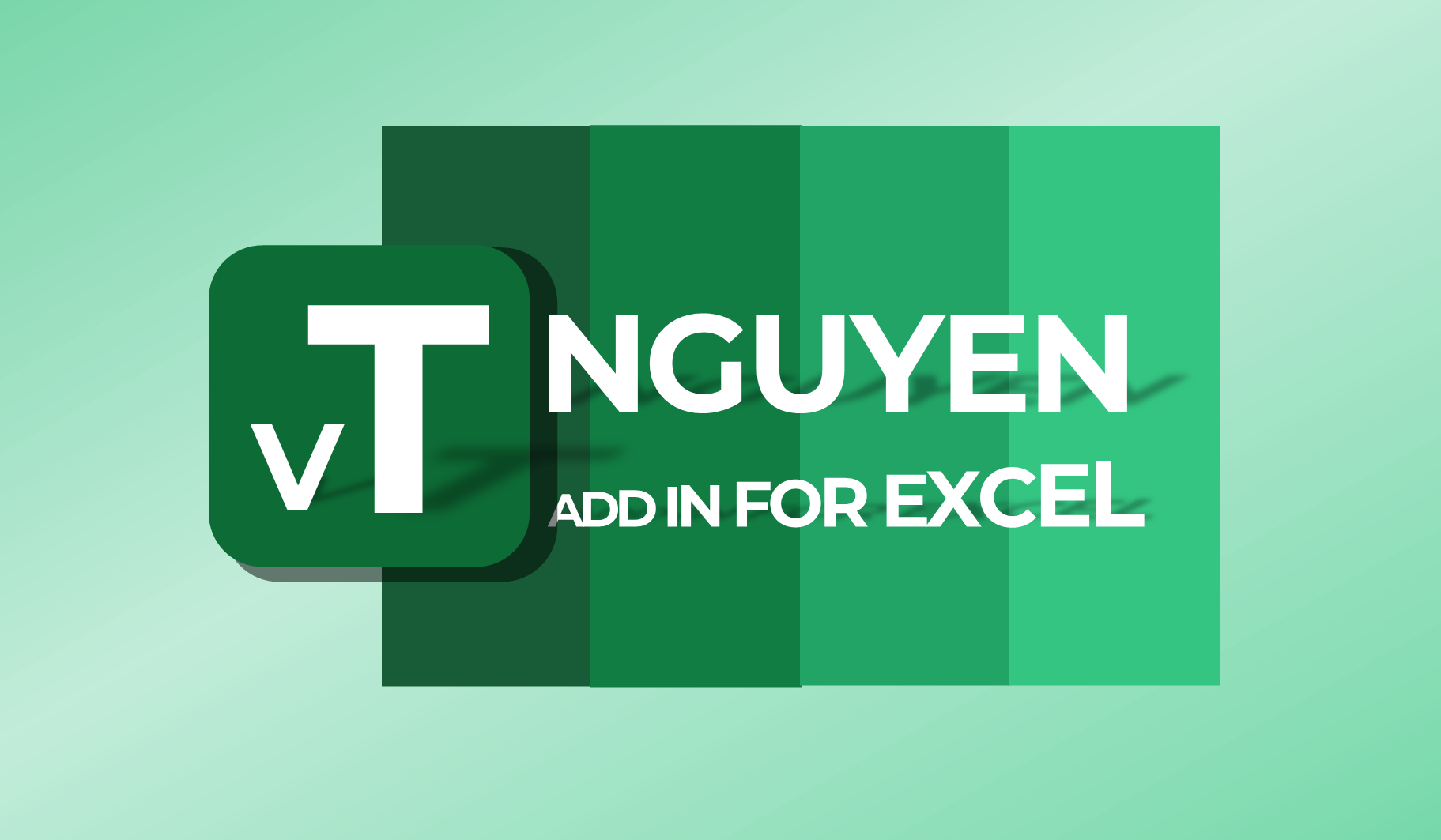 Thanh Ribbon VTNguyen Addin trong Excel